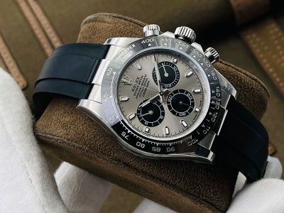N Factory ROLEX Daytona 904L Steel Sapphire Glass Grey Watch
